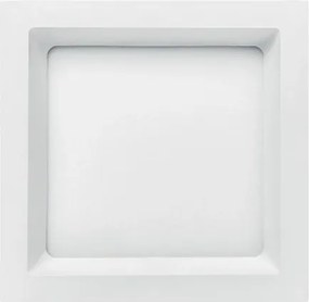 Plafon Led Embutir Quadrado Branco 12W Luz Neutra Deep