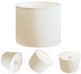 Cúpula abajur e luminária cilíndrica vivare cp-7011 Ø30x21cm - bocal nacional