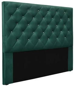 Cabeceira Cama Box King 195 cm Tania Veludo S04 - D'Rossi - Verde