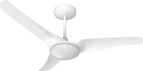 Ventilador De Teto Led Termoplastico Branco 12W 4500K Slim