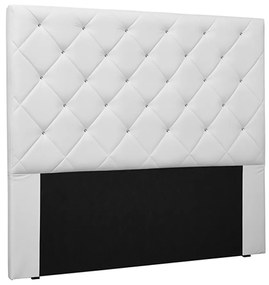 Cabeceira Decorativa Queen Size 1,60M Tàzio PU Branco G63 - Gran Belo