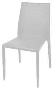 Cadeira Amanda em Metal PVC Branco - 28139 Sun House