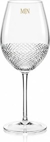Taça de Cristal Lapidado P/ Vinho Bordeaux Grand Cru II 850ml Transparente