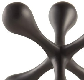 Enfeite Decorativo Em Poliresina Preto 13,5x14 Cm  - D'Rossi