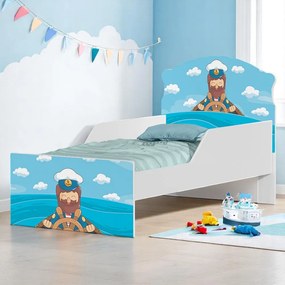 Mini Cama Infantil 153,2x79cm com Proteção Lateral Personagens K02 - D'Rossi - MARINHEIRO
