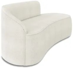 Sofá 3 Lugares 180cm Wendi e Poltrona Steve Boucle Off White I01  - Mp