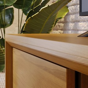 Rack TV 65 Pol 164cm Bancada para Sala Mylan Cumaru M20 - D'Rossi