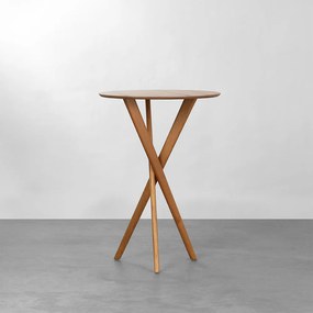 Mesa Alta Thai Redonda Cinamomo - 70cm