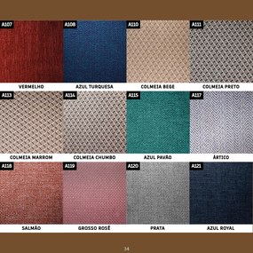CATALOGO DE TECIDOS E CORES PARA POLTRON - Linho