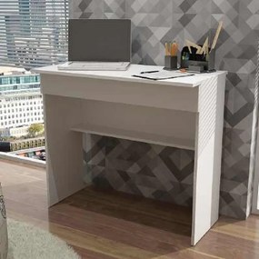 Mesa De Computador/escrivaninha Bho 21 - Branco
