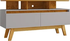 Rack Rubi 1.2 Naturalle/Off White – Bechara Móveis