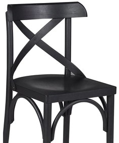Kit 2 Cadeiras Decorativas Crift Preto G54 - Gran Belo