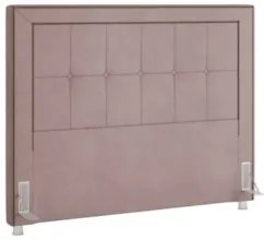 Cabeceira Cama Box Casal 140cm Paolla Z37 Veludo Rosê - Mpozenato