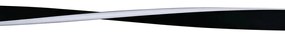 Pendente Fita Linear 100X4Cm Led 24W 3000K Bivolt Preto - Usina Import...