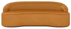 Sofá 3 Lugares para Sala de Estar Living 210cm Theo D06 Sintético Cara