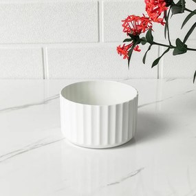 Vaso Groove P (Branco)