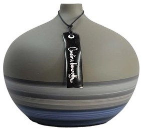 Vaso Bojudo decorativo em Cerâmica Carolina Haveroth – Lagunas Fosco Kleiner