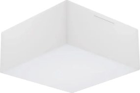 Plafon Sobrepor Aluminio Acrilico Branco Valencia 18Cm