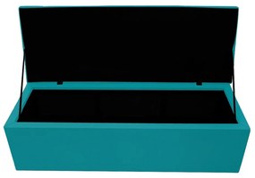 Calçadeira Copenhague 195 cm King Size Suede Azul Turquesa - ADJ Decor