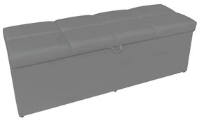 Calçadeira Nina 140 cm Suede Grafite D'Rossi