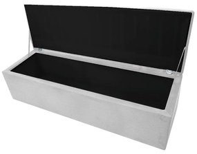Calçadeira Munique 160 cm Queen Size Suede Branco - ADJ Decor