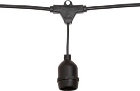Luminaria Cordao Preto 5,5 Metros Ip65 Hang