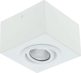 Plafon De Sobrepor Alum&amp;amp;#xED;nio 11x11cm - BRANCO