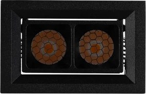 Plafon Led De Embutir Com Honeycomb 8W 30 New Pixel - PRETO