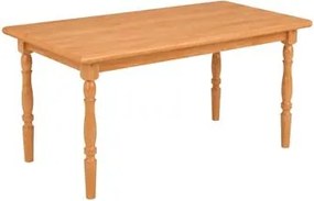 Mesa de Jantar em Madeira 125x80cm Natural Acetinado Piratini