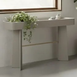 Aparador Sala de Estar Buffet 136cm Blen Grigio/Dourado I06 - Mpozenat