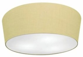 Plafon Cone Md-3003 Cúpula em Tecido 12/40x35cm Algodão Crú - Bivolt
