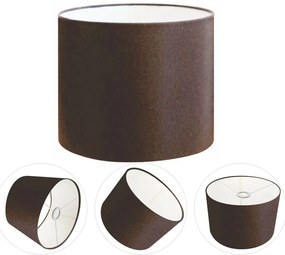 Cúpula abajur e luminária cilíndrica vivare cp-7016 Ø35x30cm - bocal nacional