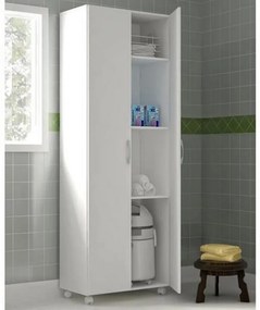Armário 2 Portas área de Serviço Lavanderia BS 01  - Branco