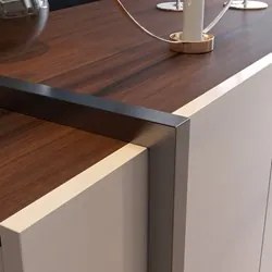 Balcão Buffet Para Sala De Jantar 4 Portas Ipanema C05 Off White/Nogue