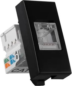 Módulo Tomada Rede Rj45 Preto Inova Pro Class