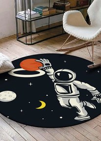 Tapete Infantil Basquete Espacial 84 cm