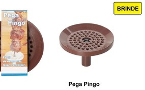 Churrasqueira Luxo Rotativa Elétrica 05 Espetos 220V - Verm