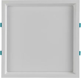 Plafon Led Embutir Quadrado Branco 28w 120° 3000k Deep