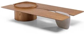 Mesa Centro Nikos Amêndoa Base Concreto Corda 160cm - 78933 Sun house