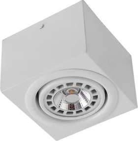 Plafon Sobrepor Aluminio R70 5W 8Cmx11cm - BRANCO