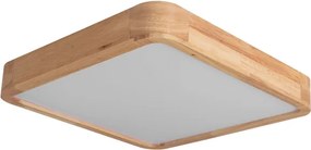 Plafon Led De Sobrepor Madeira 24W 3000K Wood
