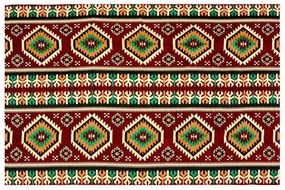 Tapete Kilim Egípcio c/ Padrão Étnico