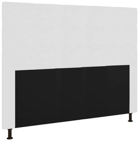 Cabeceira Stambul Para Cama Box Casal 140 cm Corino - D'Rossi - Branco