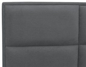 Cabeceira Painel Cama Box Casal 140cm Nina Suede Cinza - Sheep Estofados - Cinza