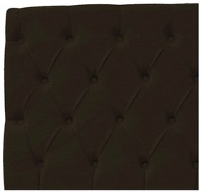 Cabeceira Estofada Liverpool 140 cm Casal Corano Marrom - ADJ Decor