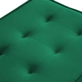 Puff Decorativo Coímbra 60x80 Suede Verde Bandeira