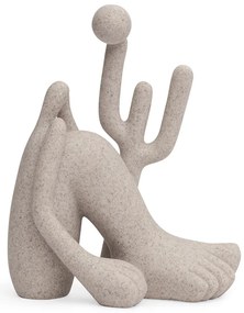 Escultura Abaporu em Polirresina Bege - P