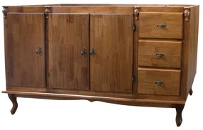 Balcão Para Pia com 3 Portas + 3 Gavetas Quebec - Wood Prime MY 25907