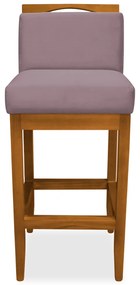 Kit 4 Banquetas Decorativa Elis Veludo Crepe