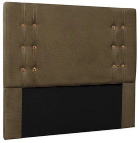 Cabeceira Cama Box Casal Queen 160cm Gênova Suede Caramelo - Sheep Estofados - Marrom